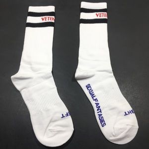 Vetements Socks Sexual Fantasies White